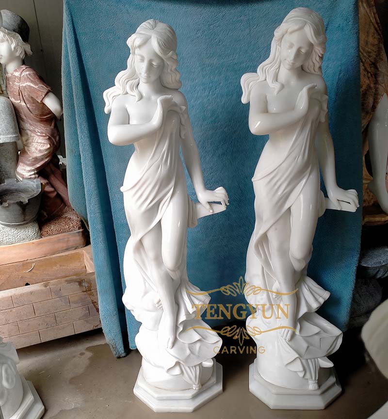 marble moon god female statue (1)