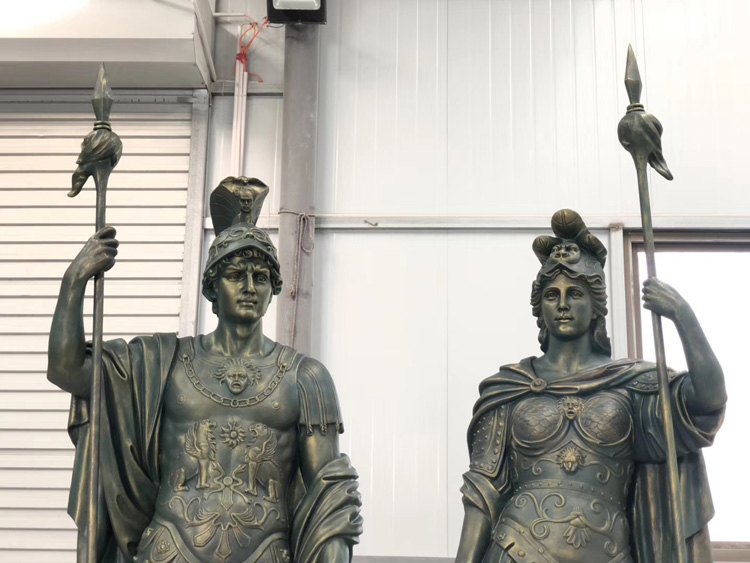 fiberglass warrior statue (3)