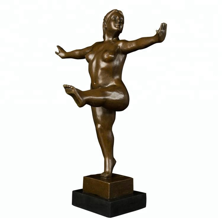 Fat lady bronze