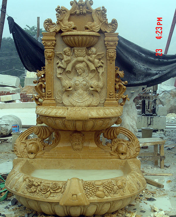 marble fountain