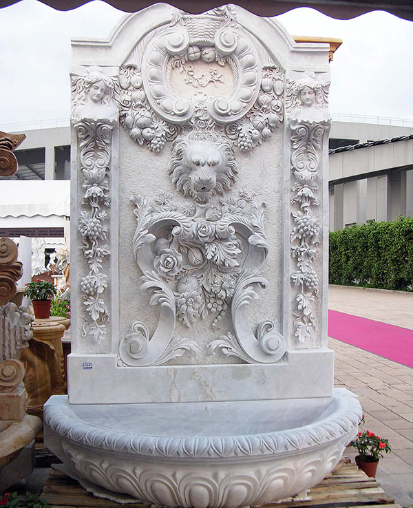 marble wall fountain