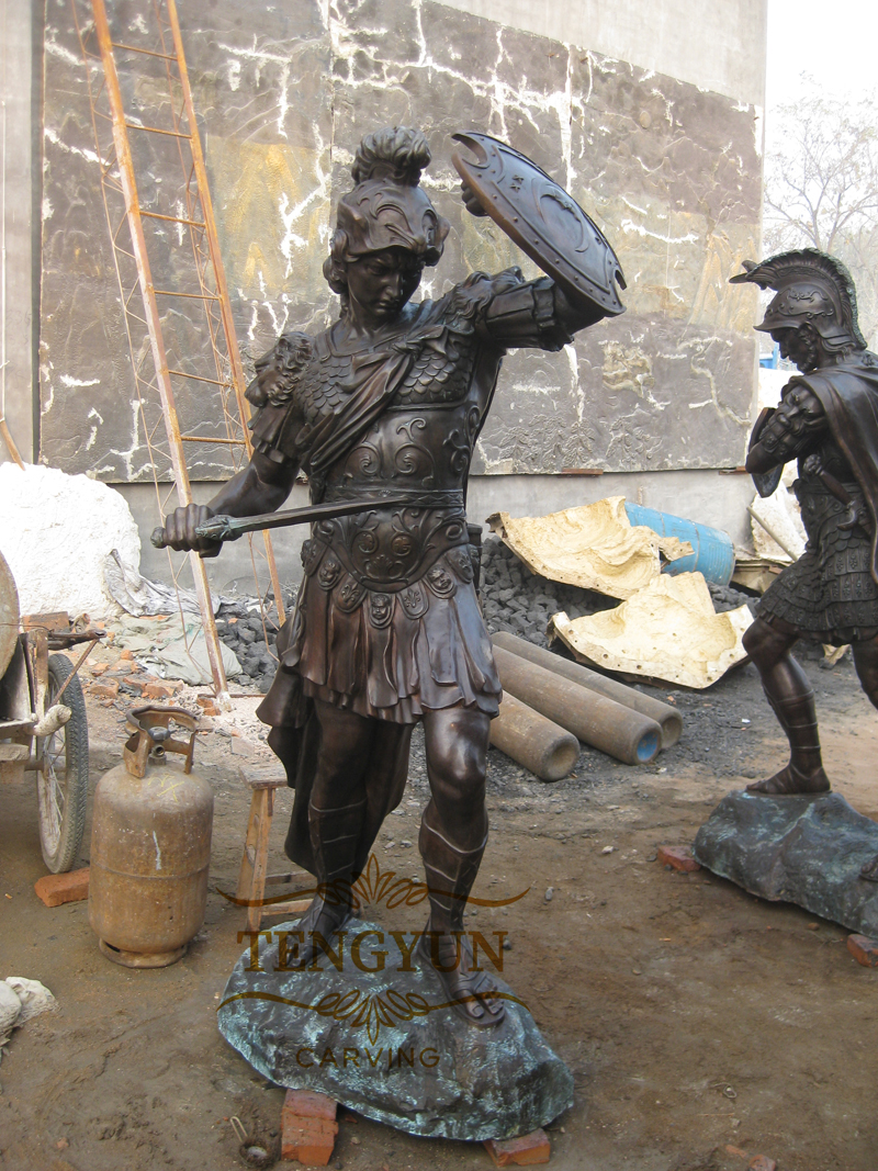 Our Fiberglass Warrior Statues Made For The Filming Set Of The American TV Series “The Chosen”