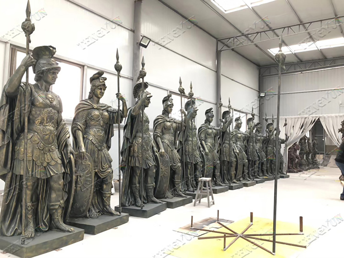 Our Fiberglass Warrior Statues Made For The Filming Set Of The American TV Series “The Chosen”