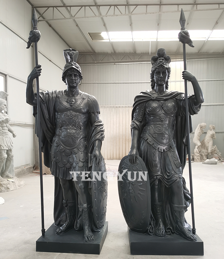 Our Fiberglass Warrior Statues Made For The Filming Set Of The American TV Series “The Chosen”