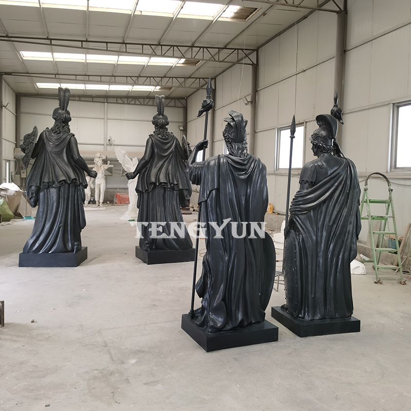 Our Fiberglass Warrior Statues Made For The Filming Set Of The American TV Series “The Chosen”
