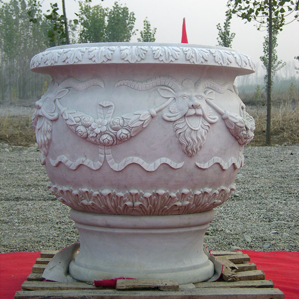 marble flowerpot