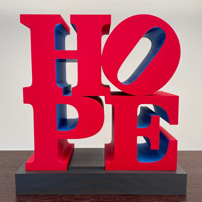 stainless steel metal letters sculpture (2)