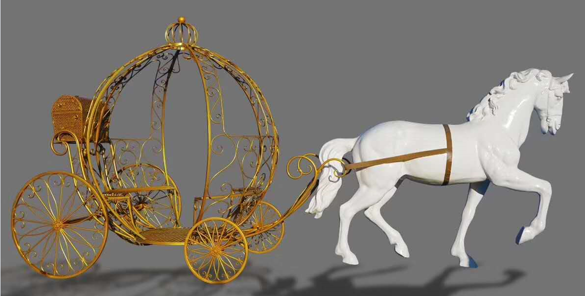 Outdoor Life Size Horse Garden Fiberglass Scu (8) 1