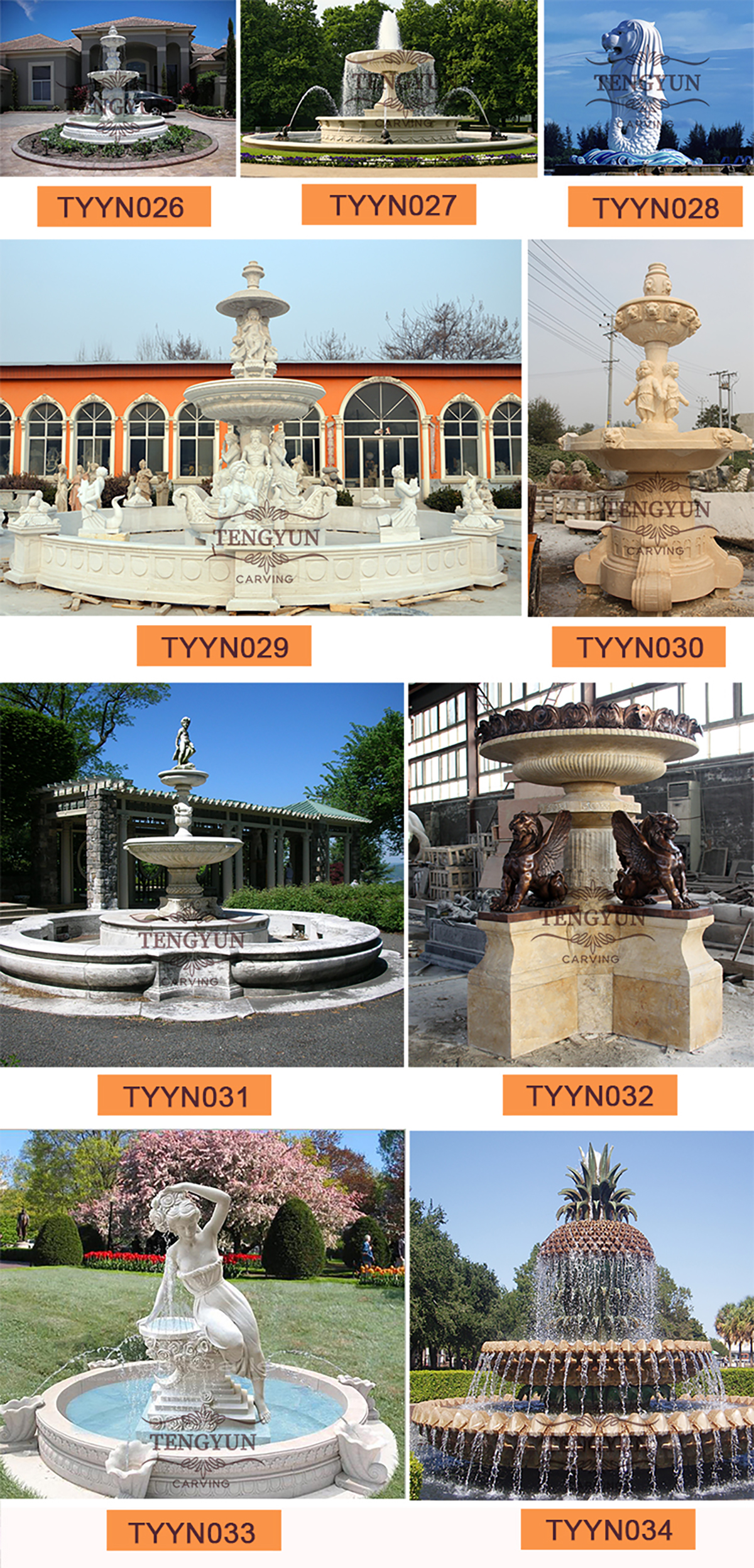 marble fountain for sale