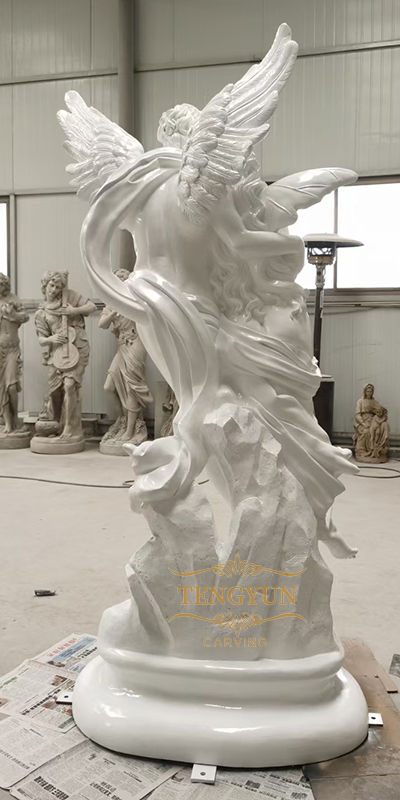 resin famous angel huging Psyche and Cupid statue (3)