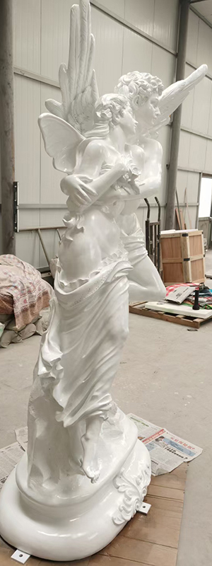 resin famous angel huging Psyche and Cupid statue (4)