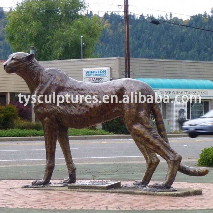 bronze cougar sculpture (5)