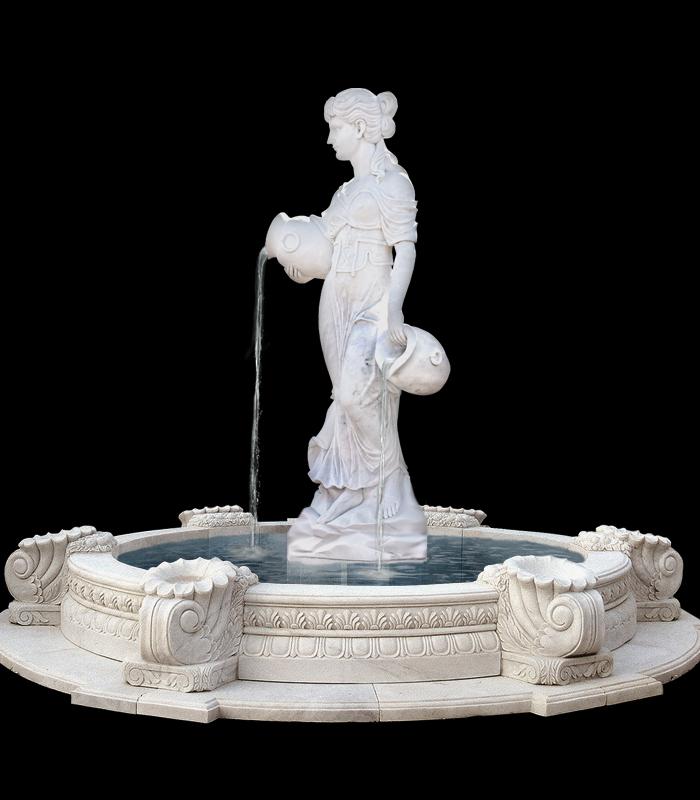 stone figure human statue fountains (5)