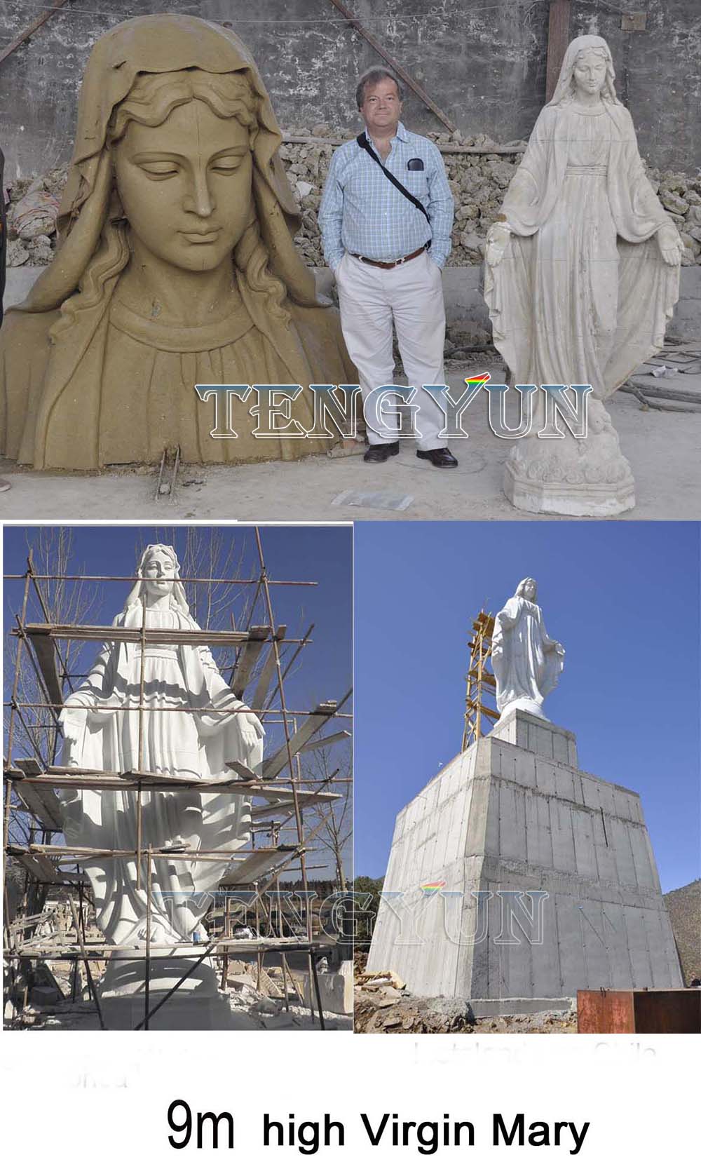 9m high Zeus statue (2)