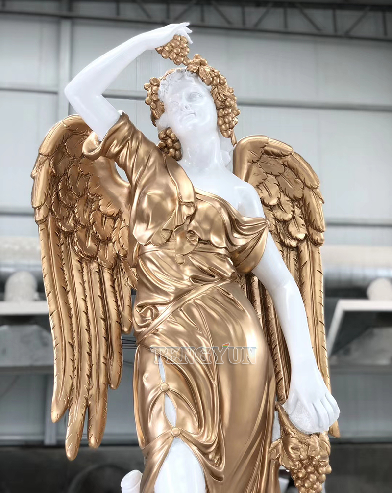 Fiberglass Four Season Goddess Statues Home Decorative Resin Angel Season Sculptures For Sale (10)