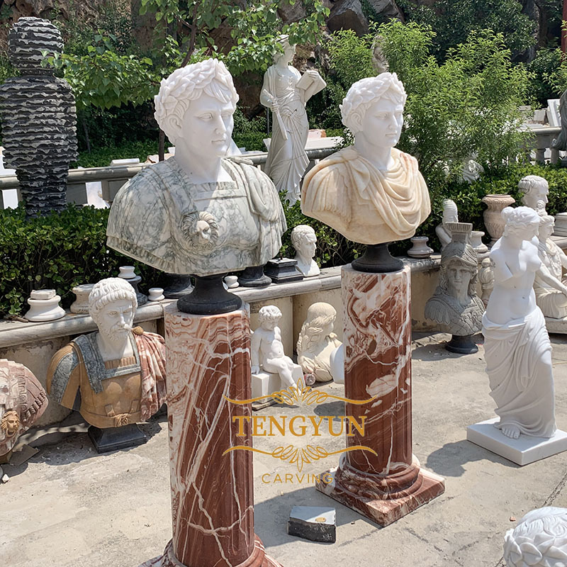 marble roman bust (2)