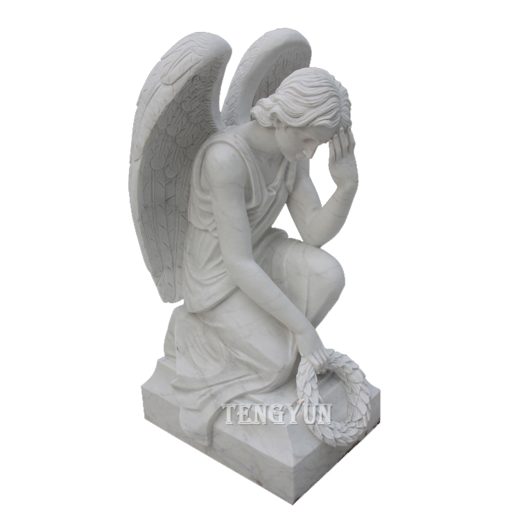 https://www.firststatue.com/life-size-marble-kneeling-angel-statue-for-cemetery-product/