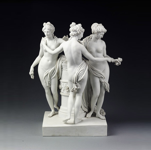 the three graces statue