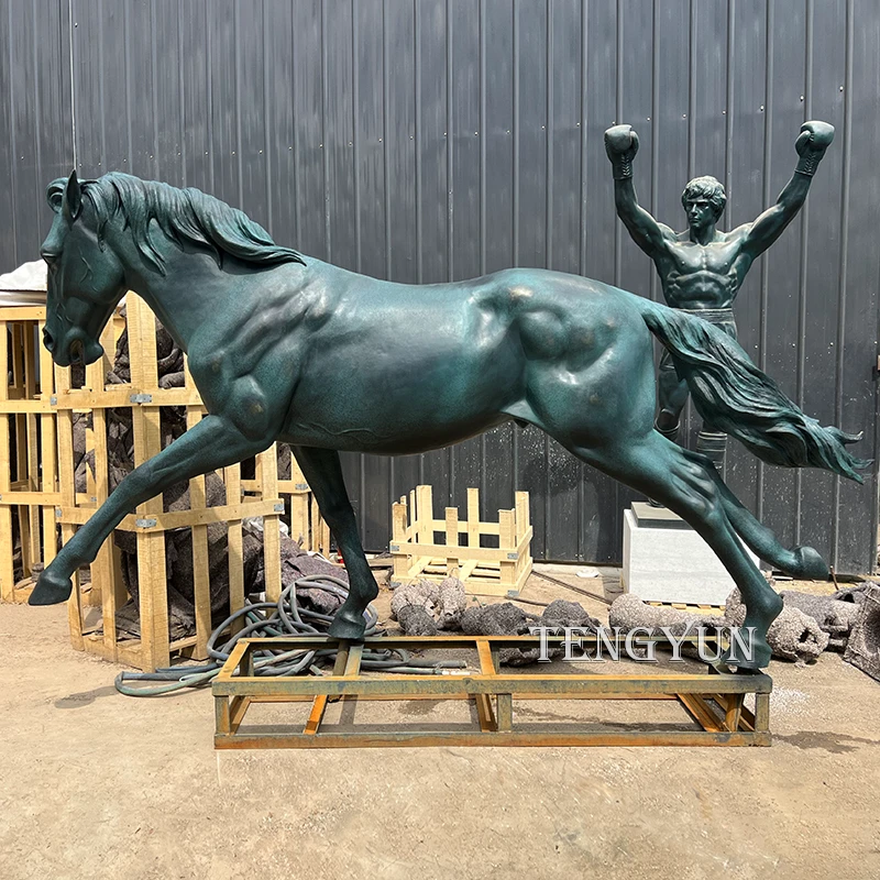 Life Size Bronze Race Horse Sculpture for Sale