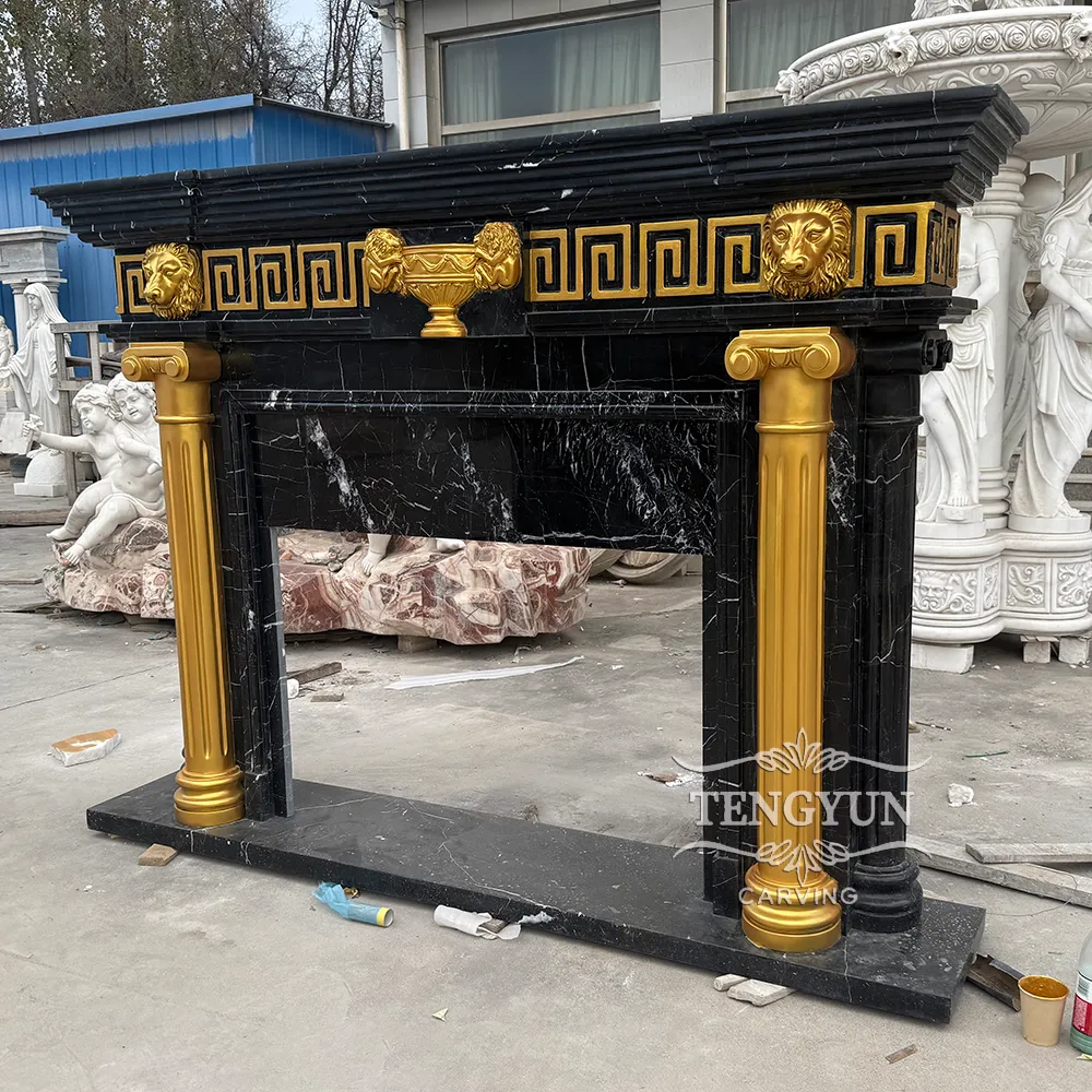 Read More About marble fireplace mantel