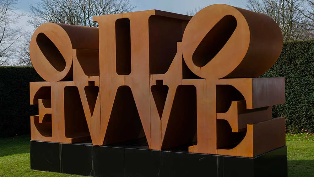 Patina Poetry Corten Steel Sculpture