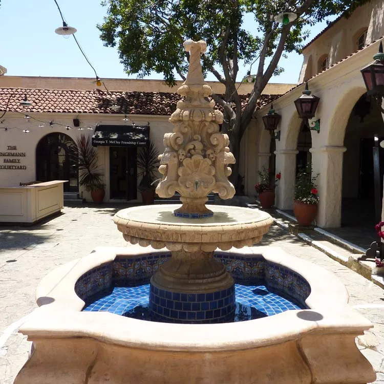 custom marble fountain