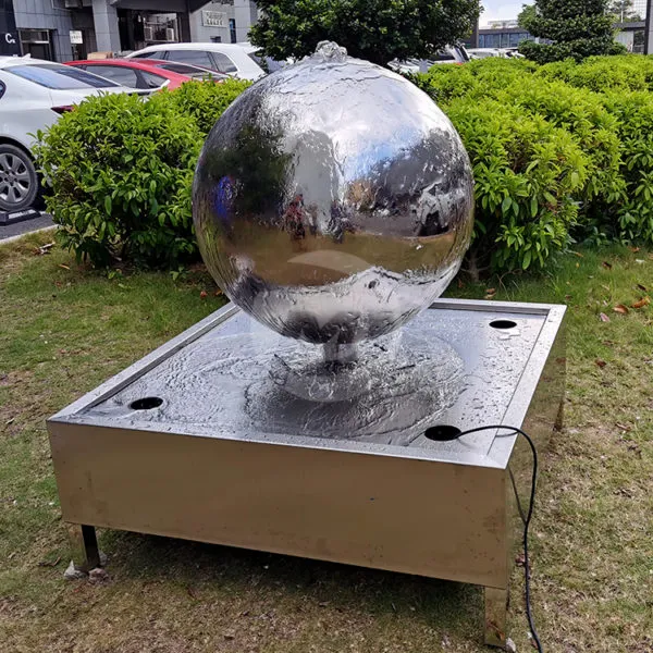 ball fountain outdoor