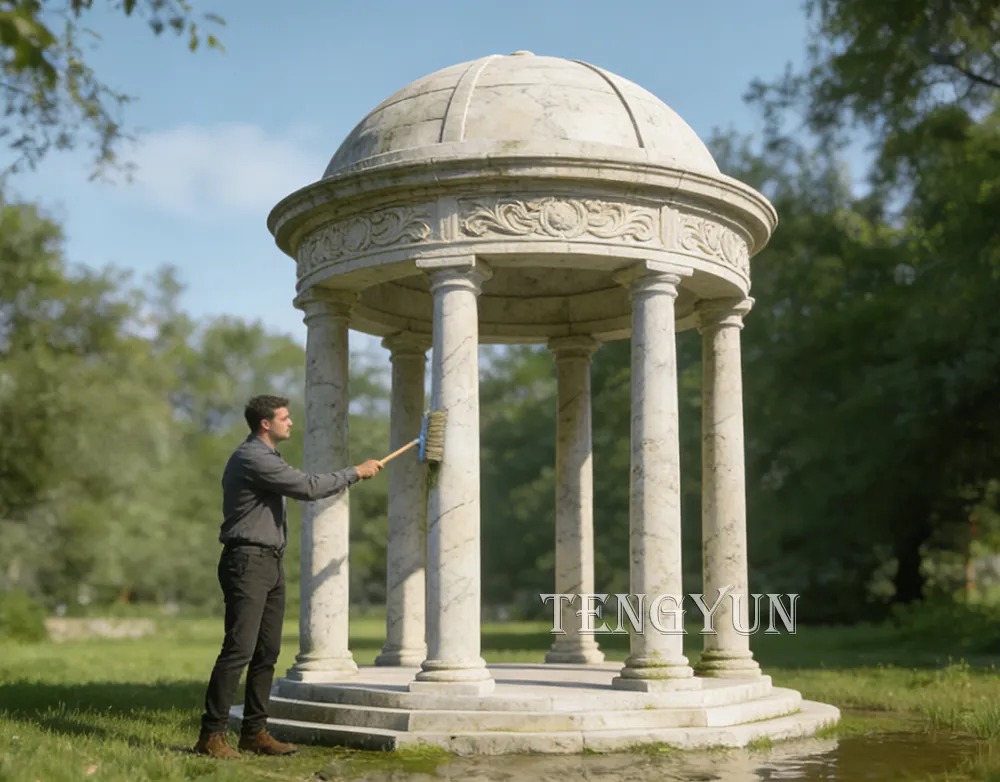 How to Maintain a Stone Pavilion Easily