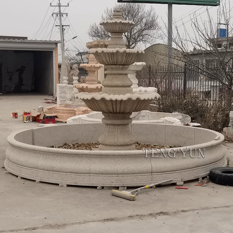 Natural Stone Water Fountains Granite Marble Water Feature