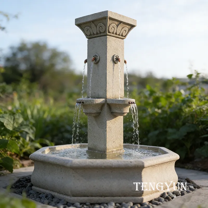 Read More About limestone fountain