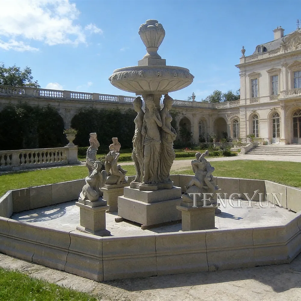 stone fountain outdoor
