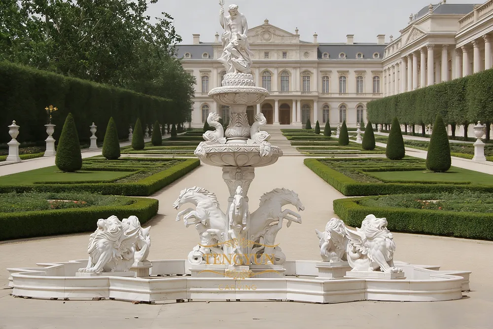 stone fountain outdoor