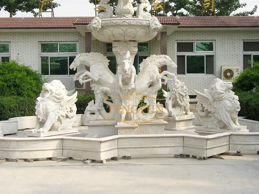 marble fountain sculpture