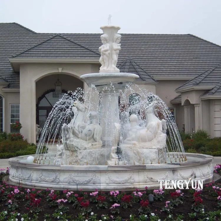 big water fountain outdoor