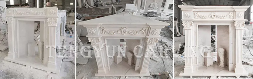 carved marble fireplaces