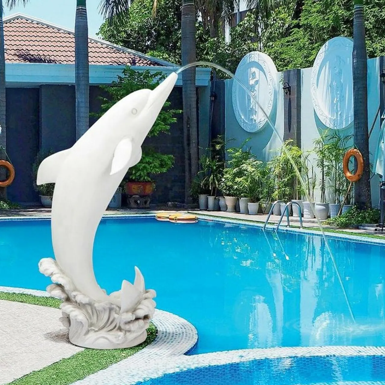 dolphin fountain