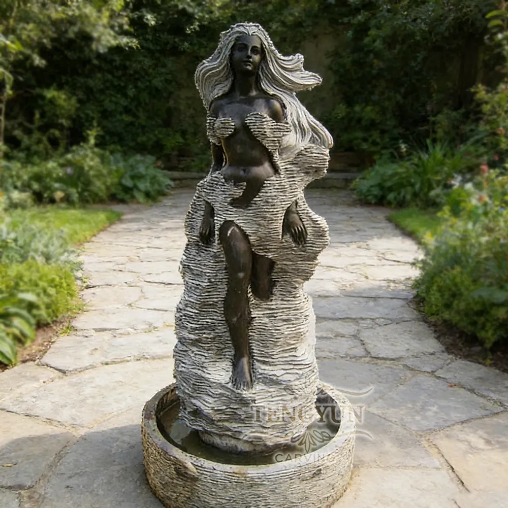front yard fountain