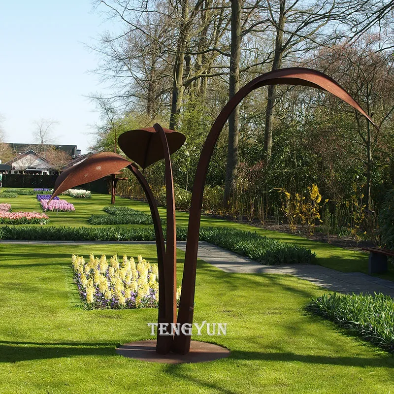 Iconic Corten Garden Art Installations Around the World