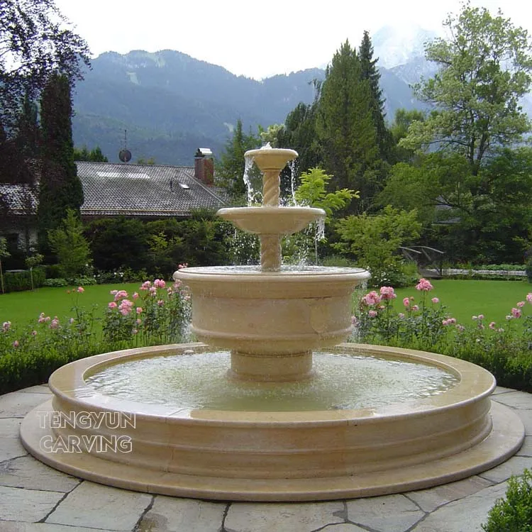 Read More About fountain in front of house