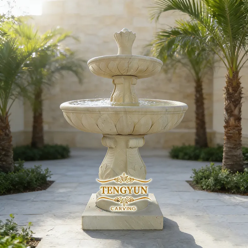 sandstone fountain
