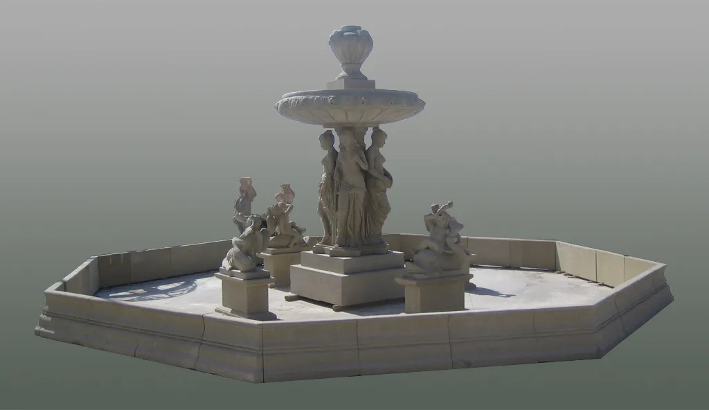 3 tier water feature
