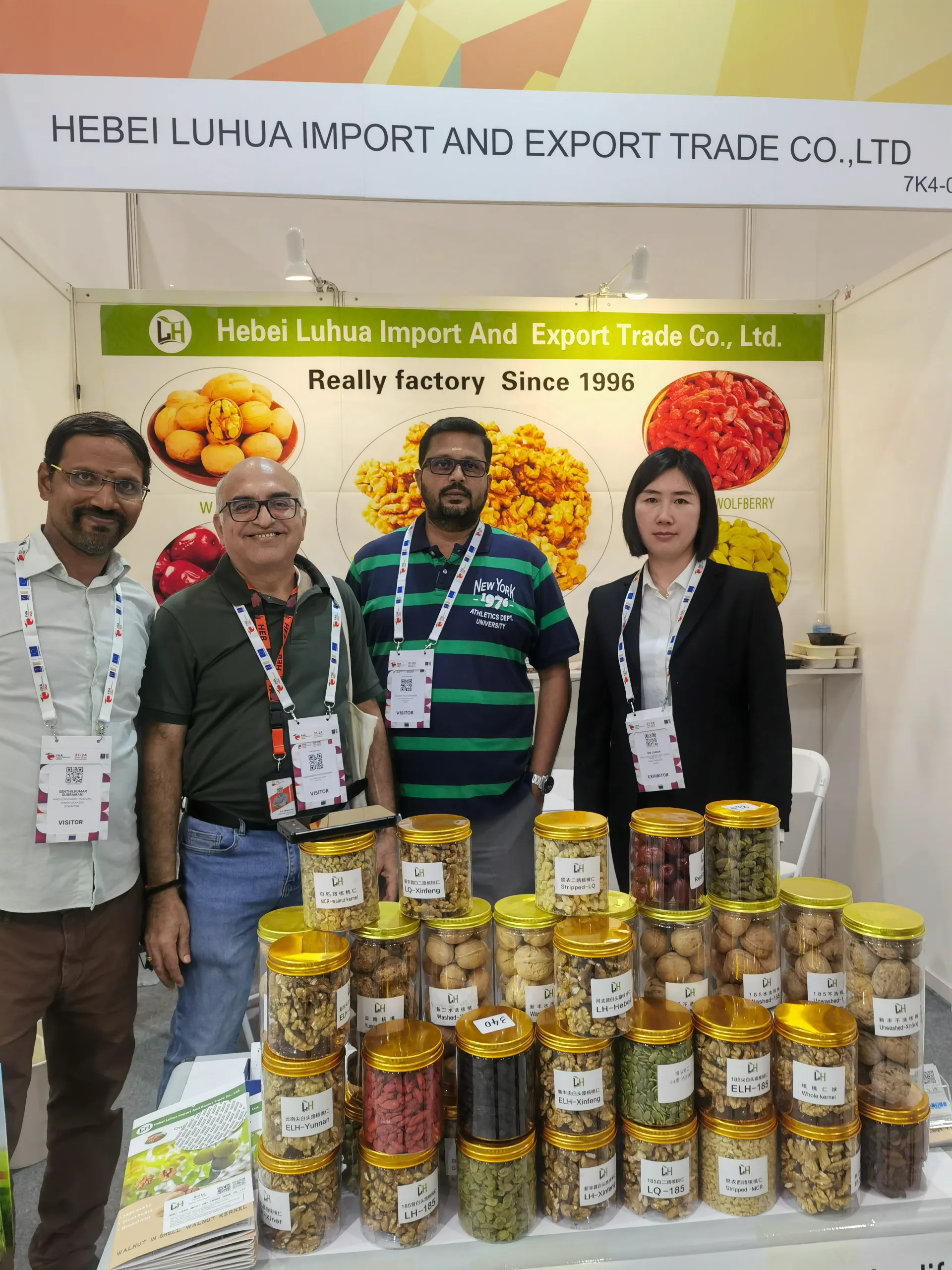 Expanding Global Reach: Hebei Luhua Showcases Premium Walnuts at Singapore Exhibition