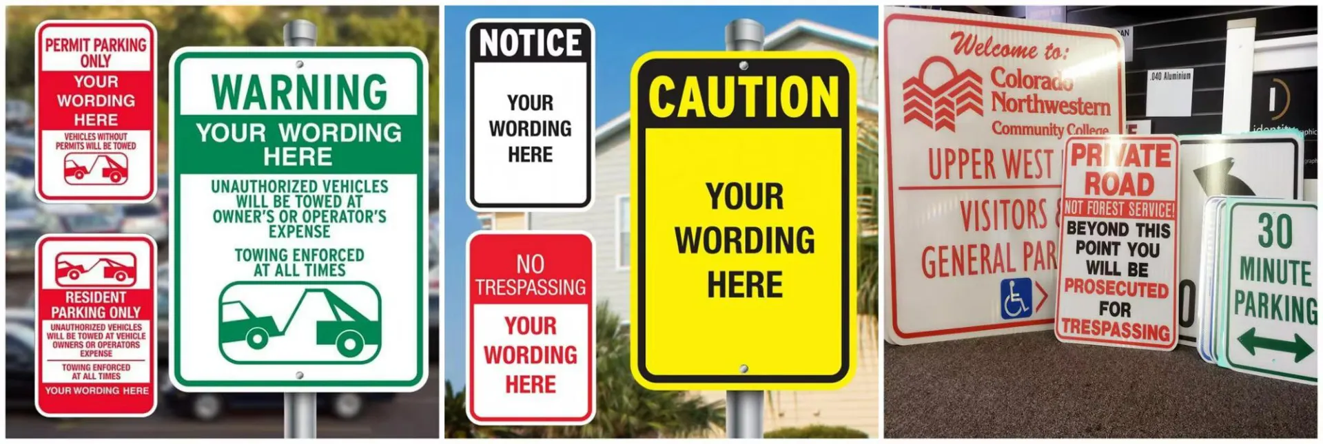 Road Traffic Sign Pole Double Hanging Reflective Blue Background Hot-dip Galvanized Steel Plate Using White Characters