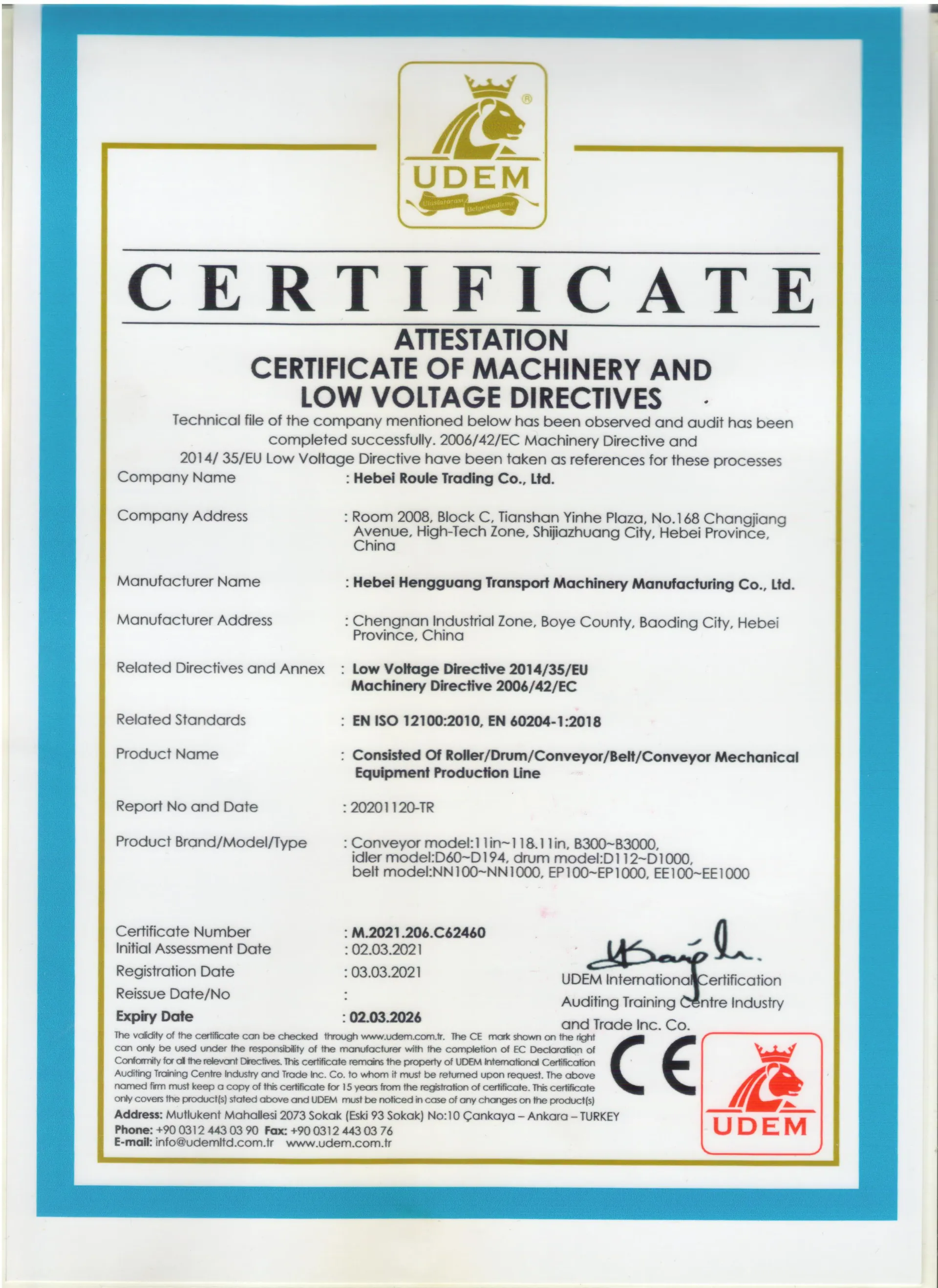 the conveyor belt company