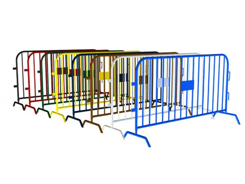 Fixed Leg Crowd Barrier: Heavy-Duty, Interlocking Design