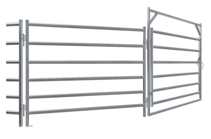 Metal Cattle Gates for Controlling Animal Movement