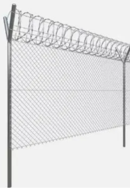 Diamond Link Fencing Gate Styles and Hardware