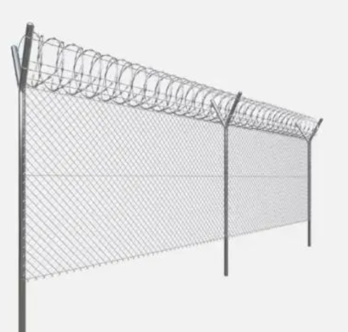 PVC Diamond Mesh Fencing Powder-Coated Finish Prevents Fading