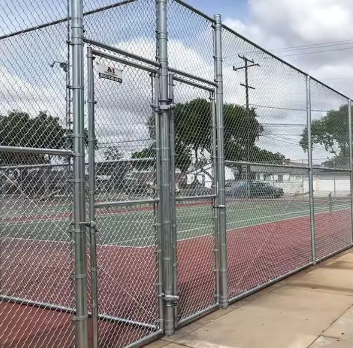 Metal Chain Fence Easy Installation Saves Project Time