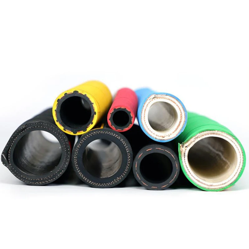 Rubber Oil Discharge Hose Wrapped Surface 150PSI